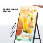 Bảng hiệu hộp đèn quảng cáo led chân đứng
