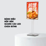 Bảng hiệu hộp đèn quảng cáo led chân đứng mẫu mới