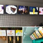 Bảng hiệu hộp đèn quảng cáo led treo trần hoặc gắn tường