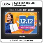 Bảng hộp đèn led siêu mỏng 60x90cm