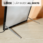 Chân đũa inox để bàn; lắp được A4 – A3 – A2 – 50×70